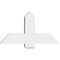 Ekena Millwork Eugene Architectural Grade PVC Gable Bracket, 36"W x 19 1/2"H x 6"D x 6"F, 13/12 Pitch GBP036X20X0606EUG00 - alternate 3